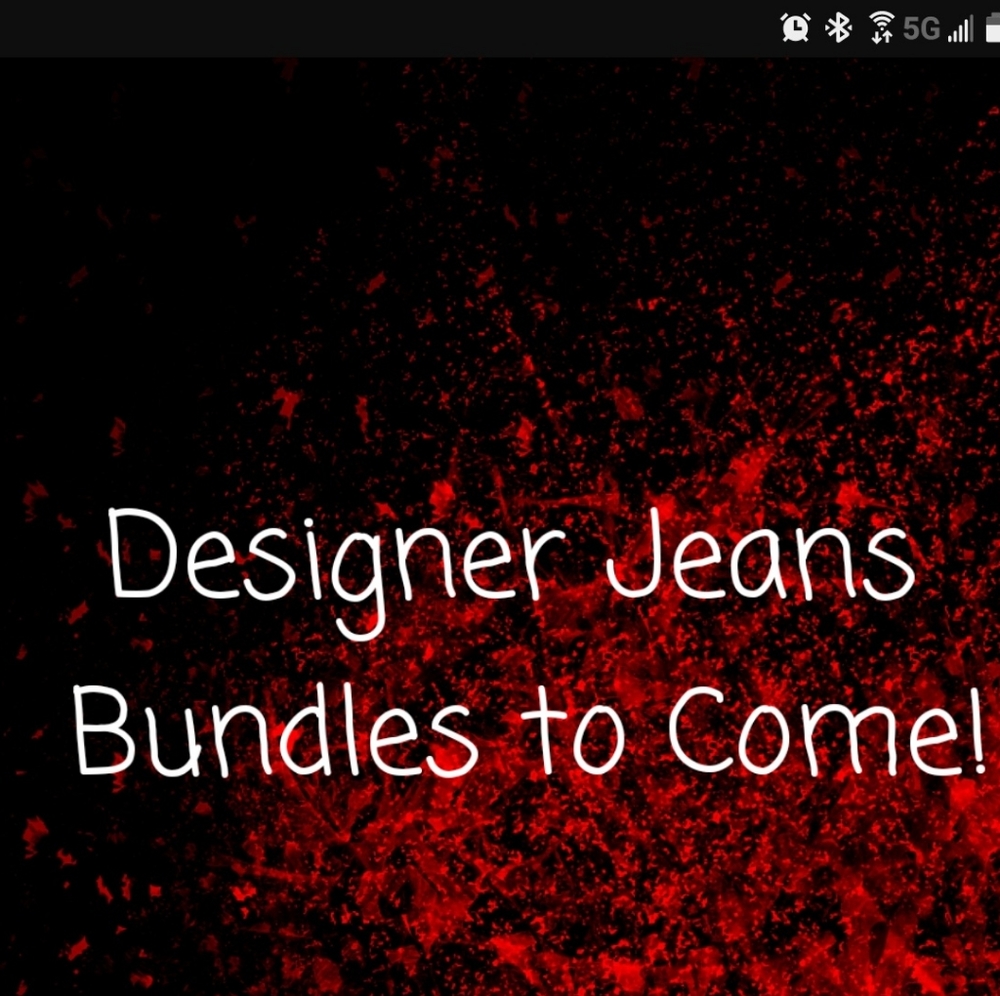 Designer Jeans, bundled only. Like for sizes 27 & 28